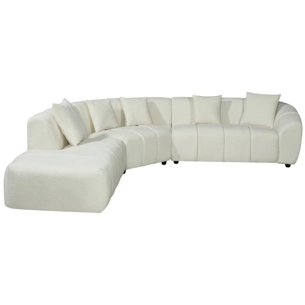 Lund venstrevendt stof beige