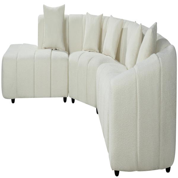 Lund venstrevendt stof beige
