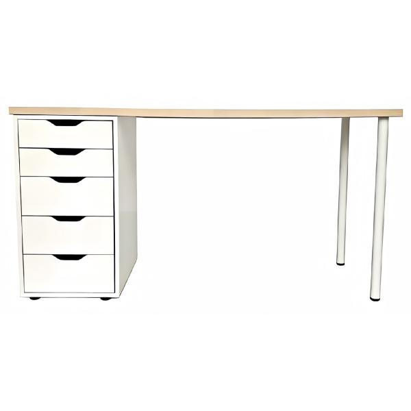 Kristiansund hvid 140x59x73cm