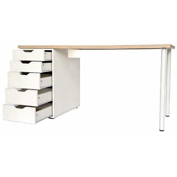 Kristiansund hvid 140x59x73cm