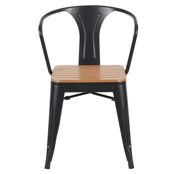 Cafesæt Lacroix mat sort/træ