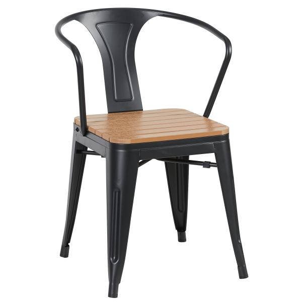 Cafesæt Lacroix mat sort/træ